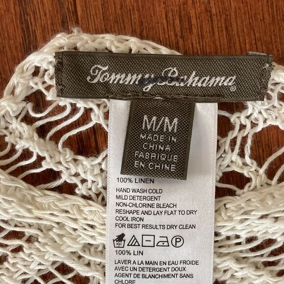 Tommy Bahama M Swim Cover Up Beach Mesh Top - Picture 3 of 8